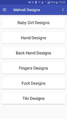 Mehndi Designs Offline android App screenshot 3